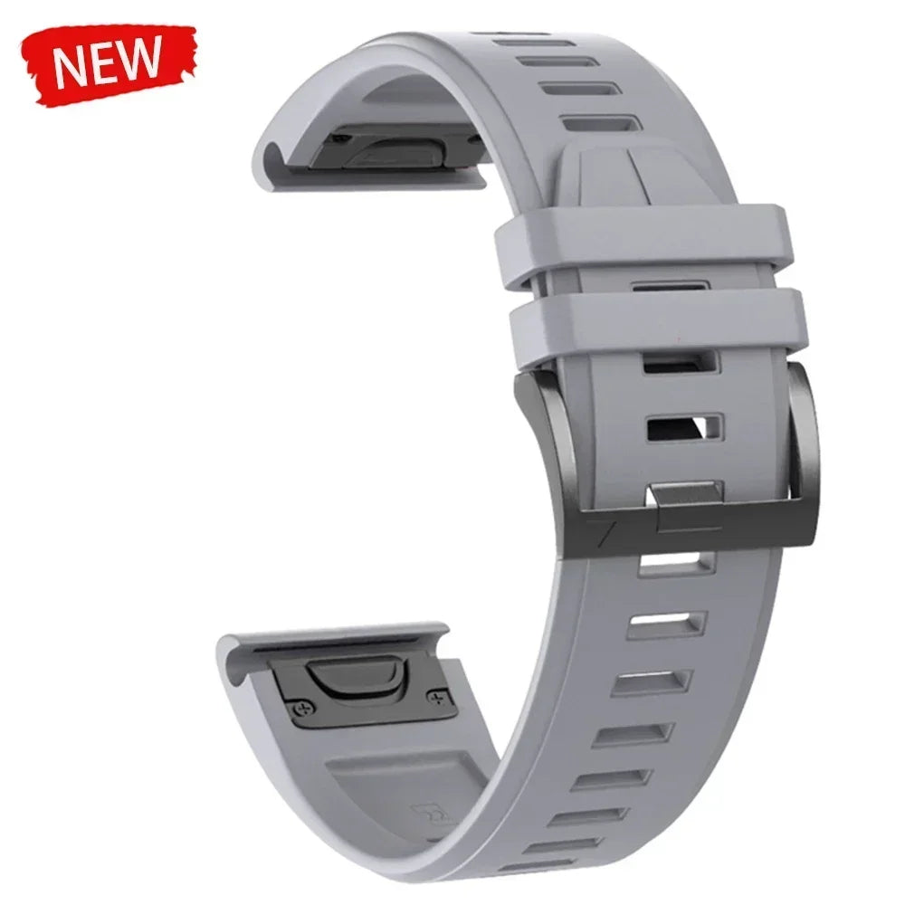 22mm 26mm Silicone Watchband For Enduro 3 Tactix 8 Sport Strap For Garmin Fenix 8 8x E 7 7X Pro 6X Epix Gen 2 QuickFit Bracelet