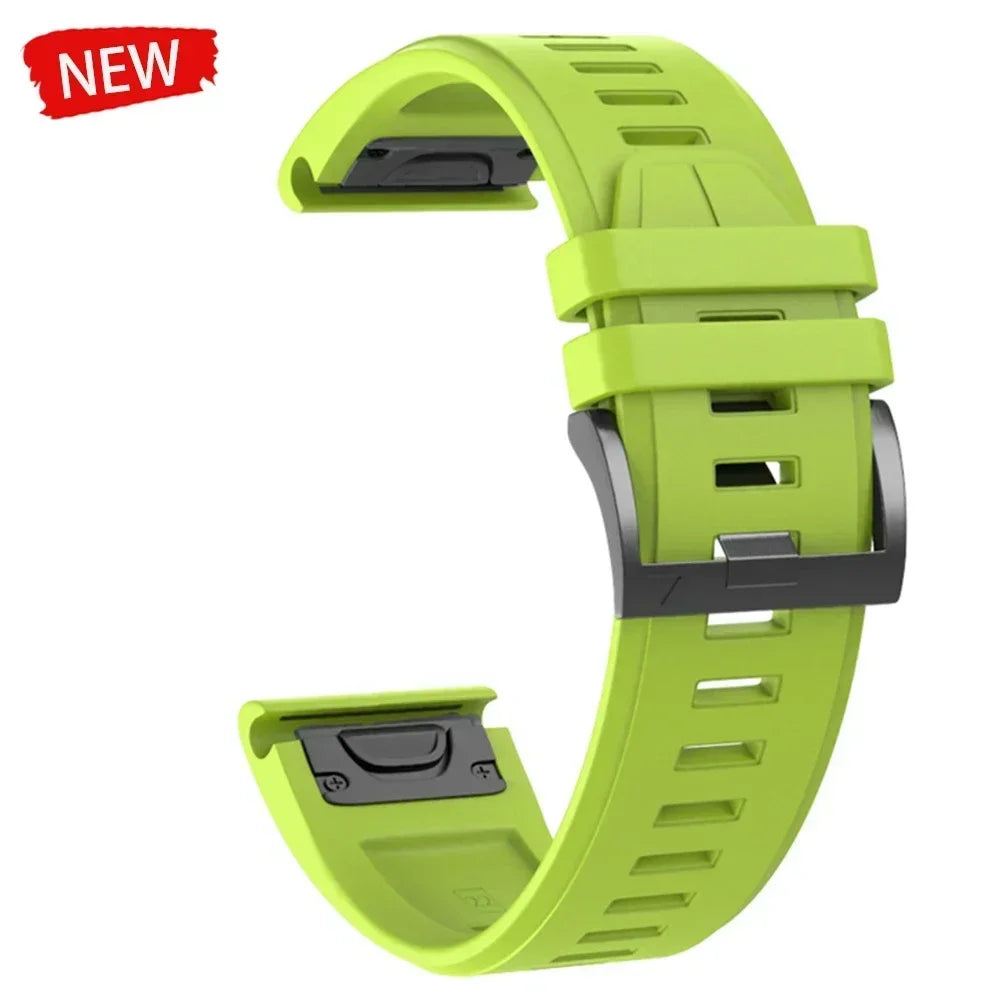 22mm 26mm Silicone Watchband For Enduro 3 Tactix 8 Sport Strap For Garmin Fenix 8 8x E 7 7X Pro 6X Epix Gen 2 QuickFit Bracelet