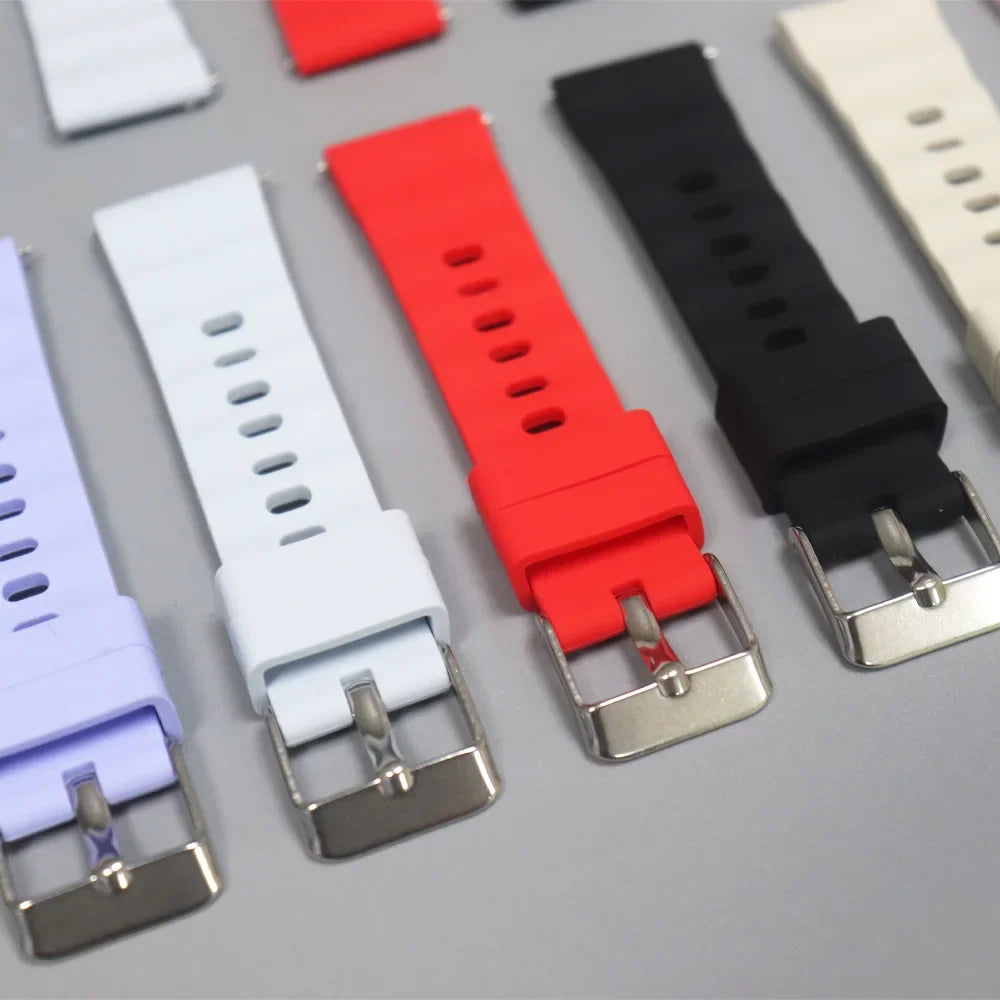 18mm Silicone Strap for Garmin Venu 4 41mm 2S 3S Watchband for Garmin Forerunner 265S 255S Vivoactive 4S 3S Soft Bracelet Correa