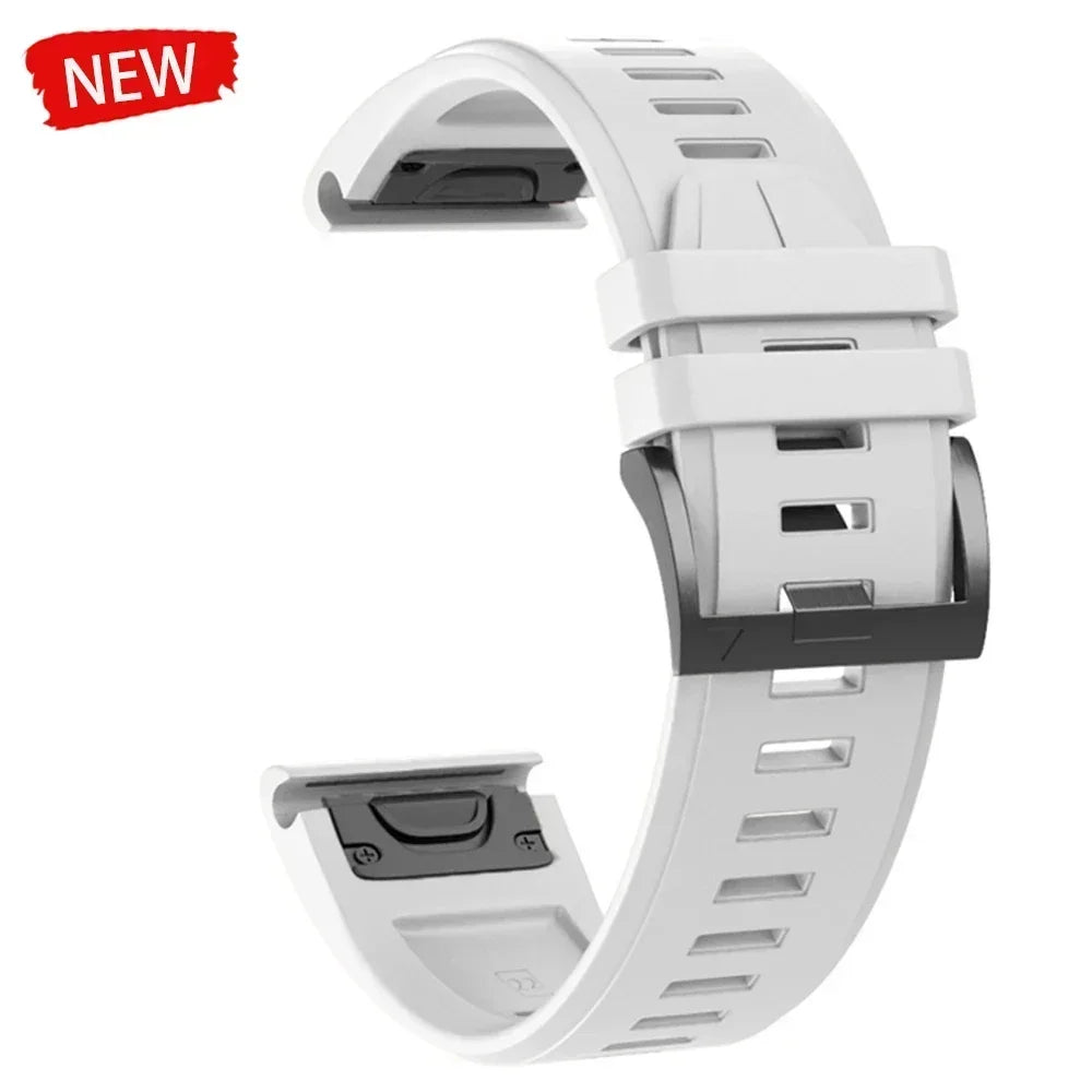 22mm 26mm Silicone Watchband For Enduro 3 Tactix 8 Sport Strap For Garmin Fenix 8 8x E 7 7X Pro 6X Epix Gen 2 QuickFit Bracelet