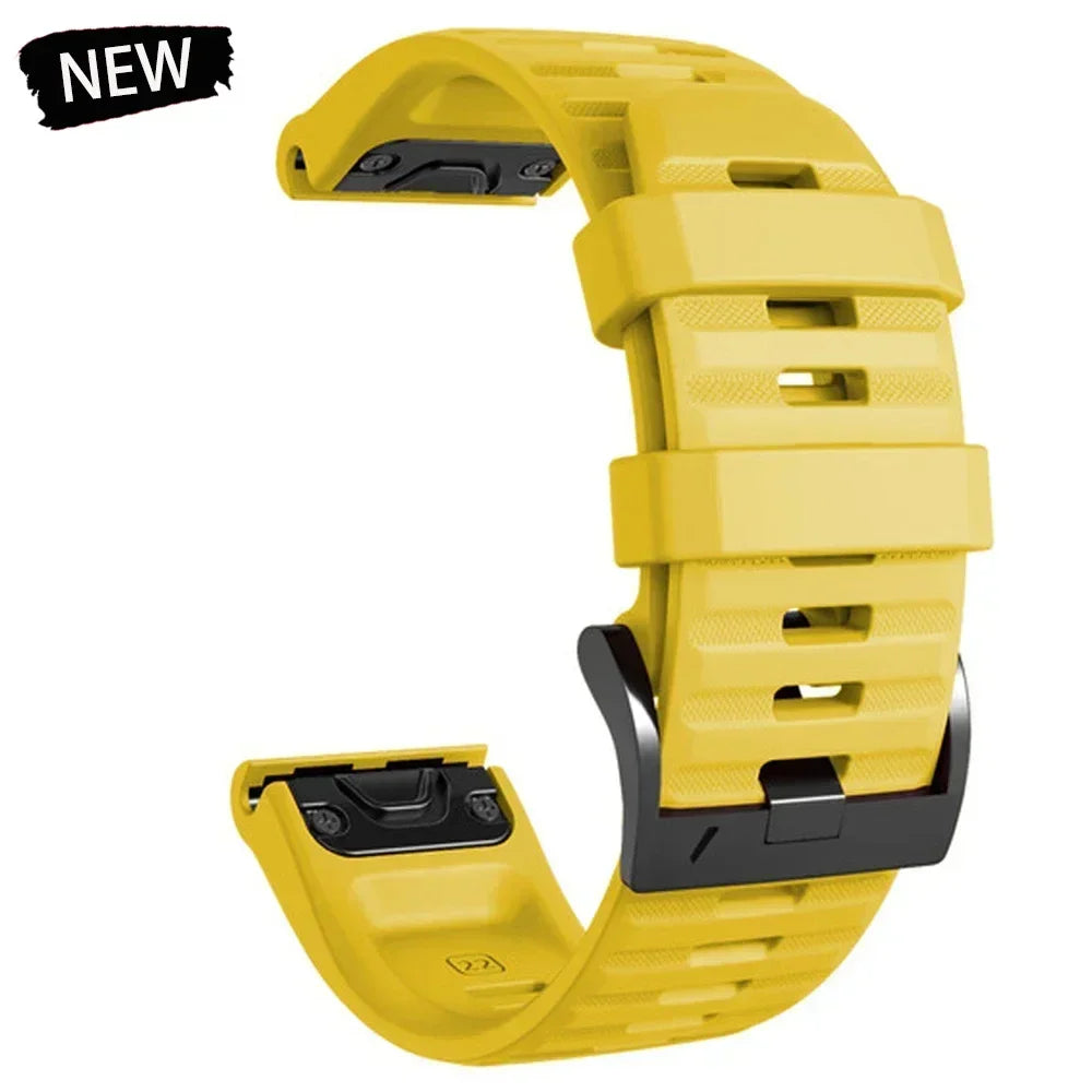 22mm 26mm Silicone Watchband For Enduro 3 Tactix 8 Sport Strap For Garmin Fenix 8 8x E 7 7X Pro 6X Epix Gen 2 QuickFit Bracelet