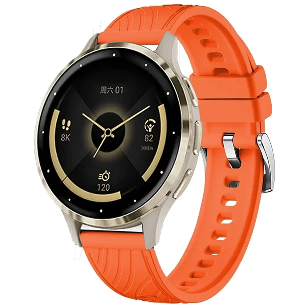 18mm Silicone Strap for Garmin Venu 4 41mm 2S 3S Watchband for Garmin Forerunner 265S 255S Vivoactive 4S 3S Soft Bracelet Correa