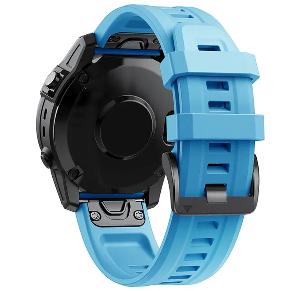 22mm 26mm Silicone Watchband For Enduro 3 Tactix 8 Sport Strap For Garmin Fenix 8 8x E 7 7X Pro 6X Epix Gen 2 QuickFit Bracelet