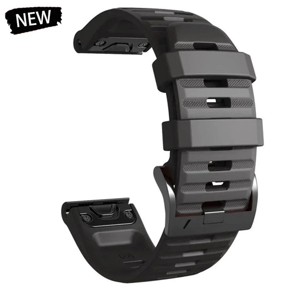 22mm 26mm Silicone Watchband For Enduro 3 Tactix 8 Sport Strap For Garmin Fenix 8 8x E 7 7X Pro 6X Epix Gen 2 QuickFit Bracelet
