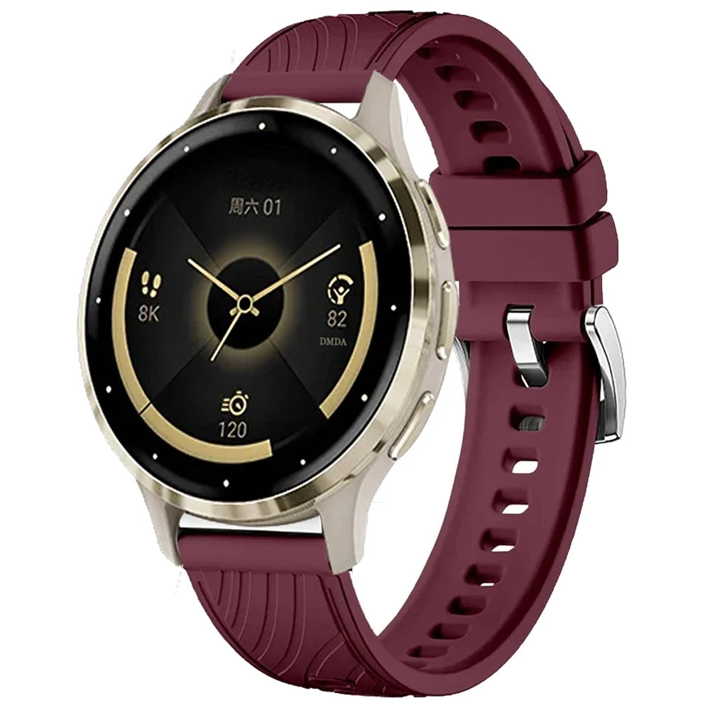 18mm Silicone Strap for Garmin Venu 4 41mm 2S 3S Watchband for Garmin Forerunner 265S 255S Vivoactive 4S 3S Soft Bracelet Correa